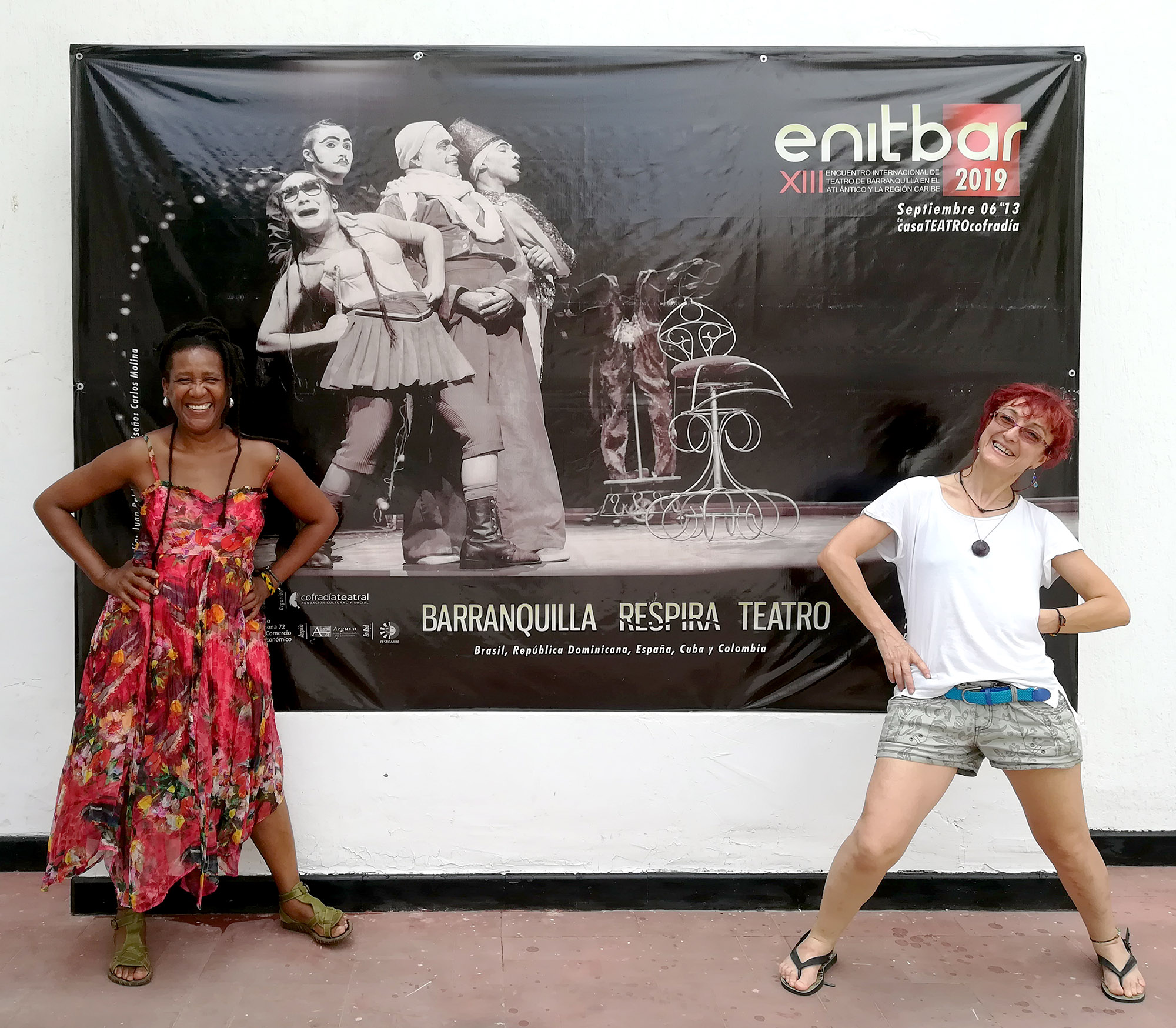 Ave y Marli en el festival de Barranquilla